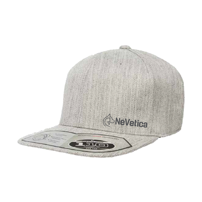 NéVetica Gray Snapback Hat